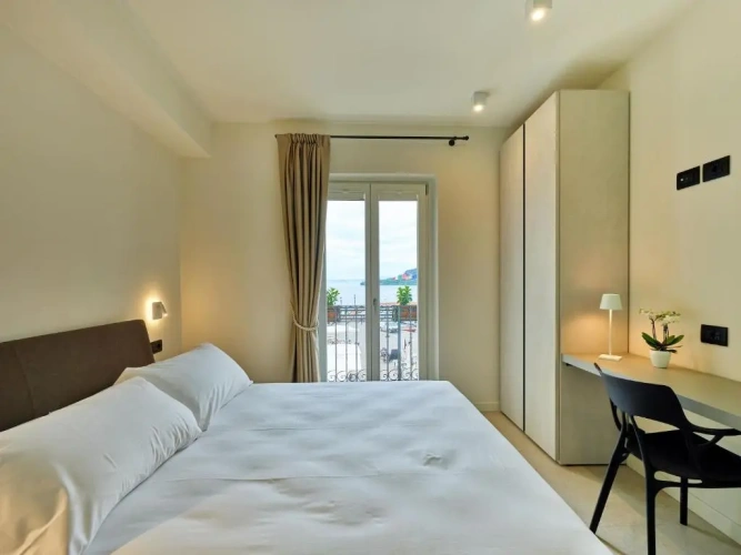 Deluxe Double room with balcony and with sea view