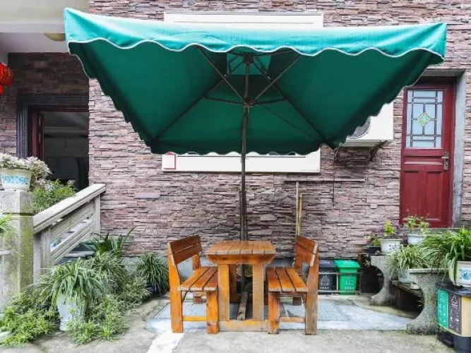 Outside