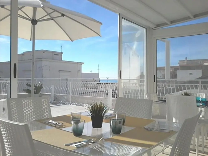 Deluxe Double room with balcony and with sea view