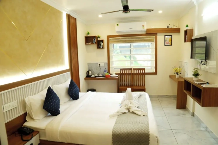 Superior Double room with balcony and with garden view