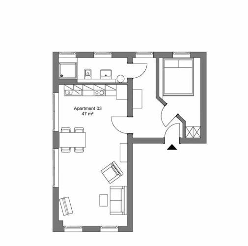 1 Bedroom Standard room