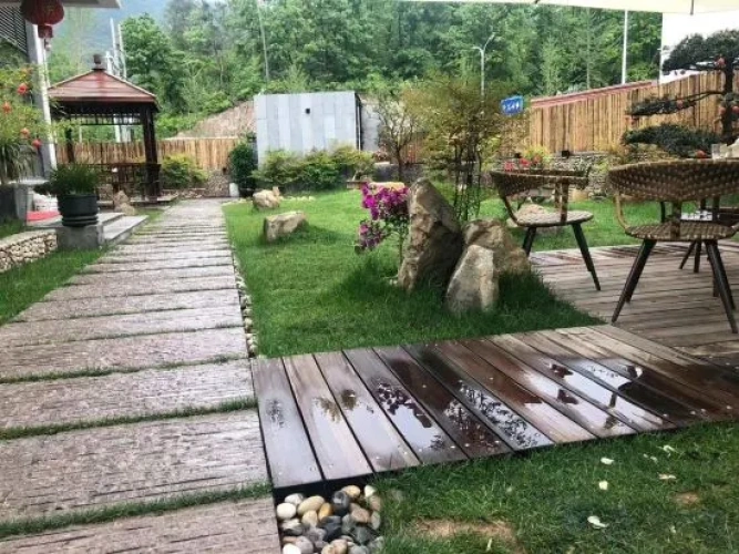 Outside