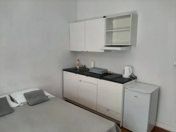 Studio with balcony and with view
