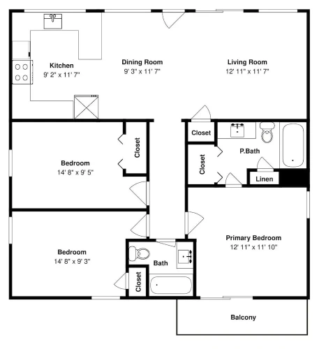 3 Bedrooms Studio