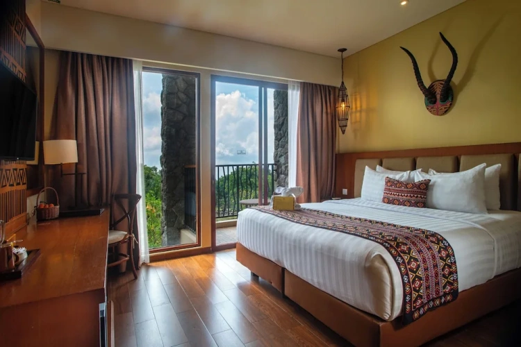Deluxe Double room with hill view