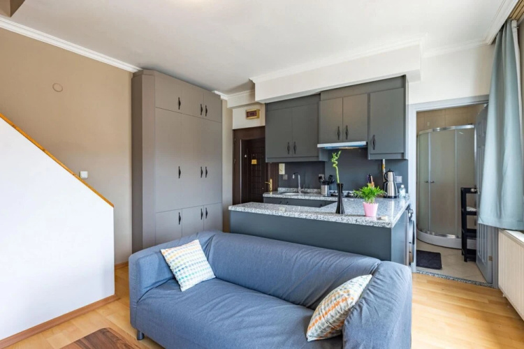 Central and Modern Flat With City View in Sisli