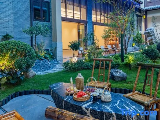 Outside