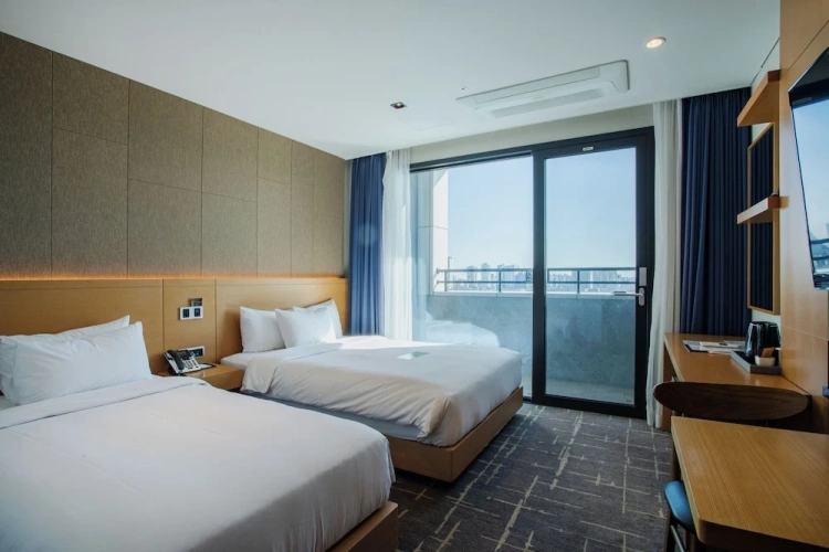 Deluxe Twin room with city view