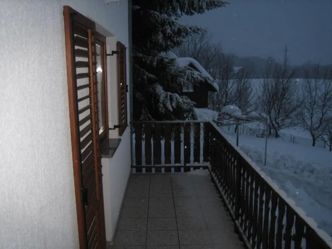 Studio with balcony