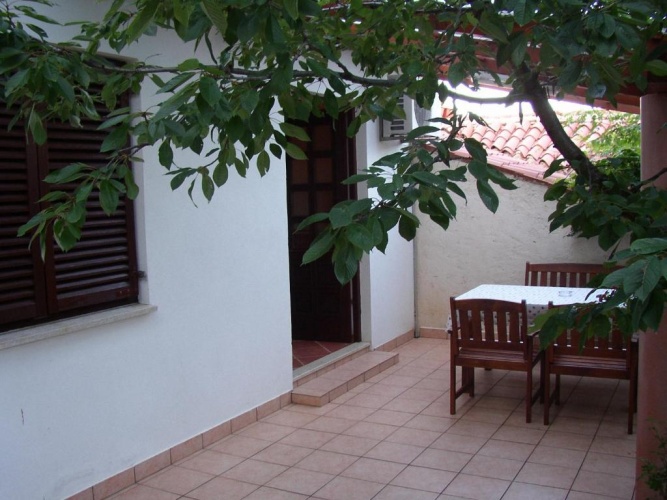 Apartment with garden view