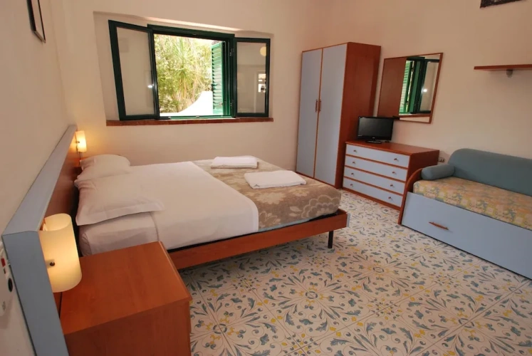 Studio with balcony and with garden view