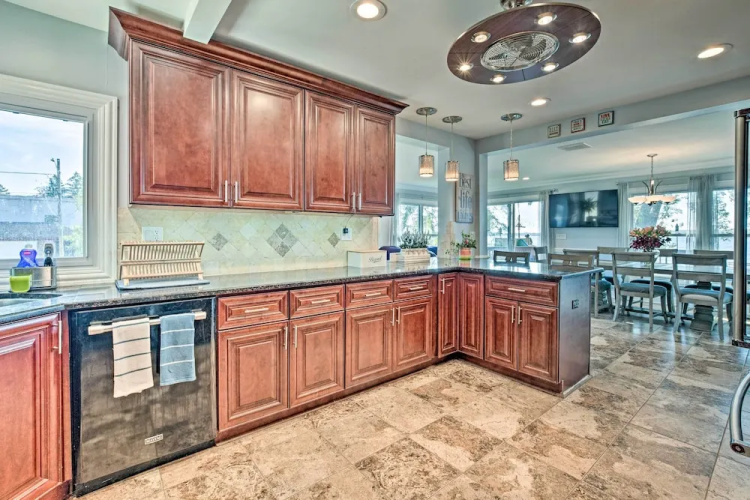 Lakefront Home w/ Game Room, Theater & Dock!