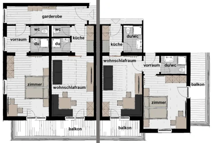 1 Bedroom Apartment