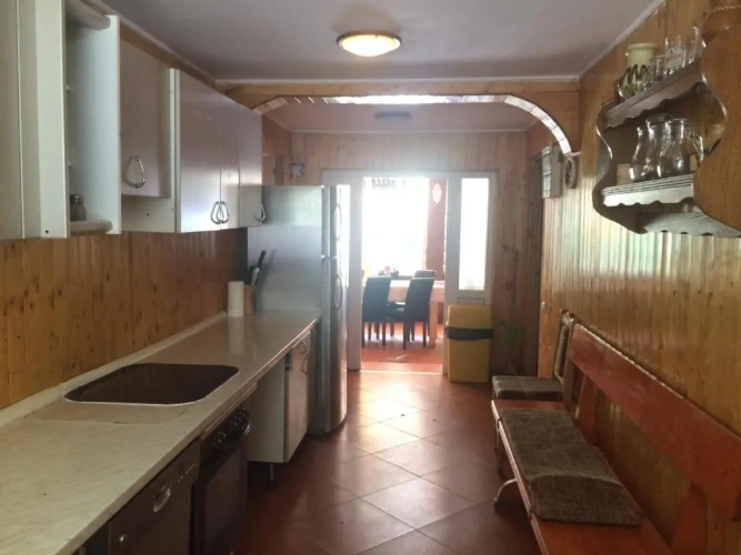 Cottage with balcony and with view