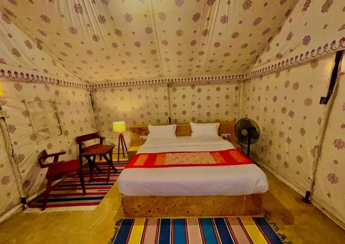 Basement Tent with view