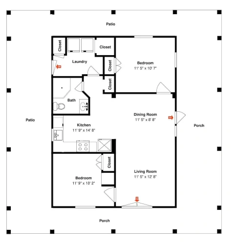 4 Bedrooms Cottage