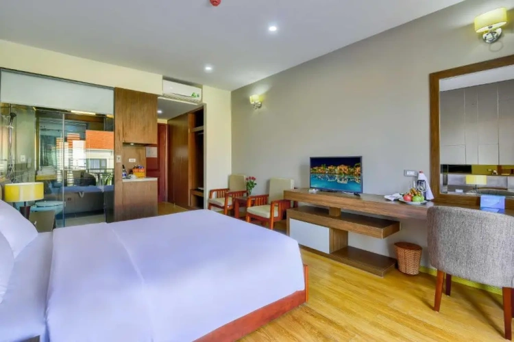Standard Twin room with pool view