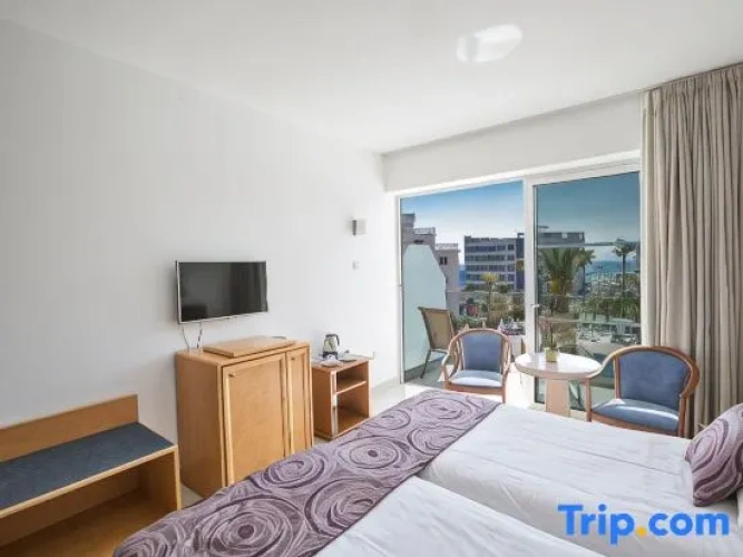 Standard Twin room with partial sea view