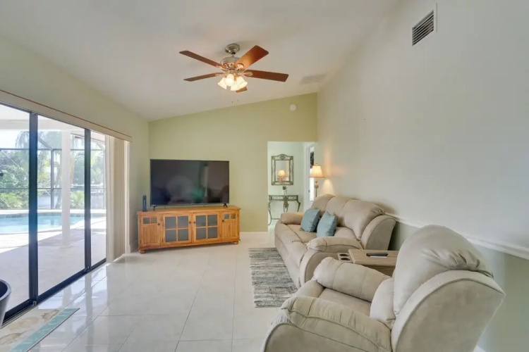 Canal-front Retreat w/ Dock in Cape Coral!