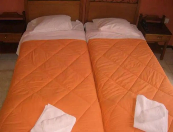 Standard Twin room with balcony and with view