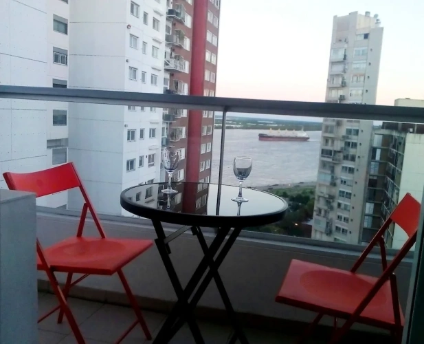 Double Apartment with balcony and with river view