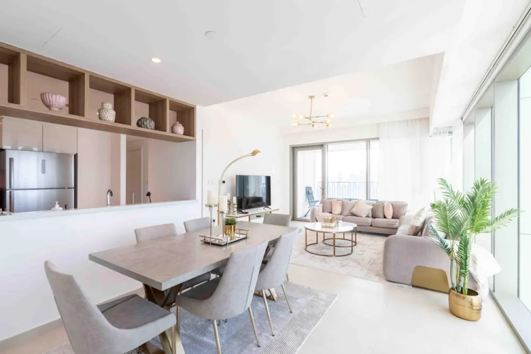 Regal 3BR Maid w Burj Khalifa View Balcony