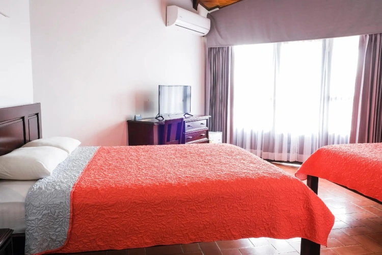 Standard Twin room with balcony and with view