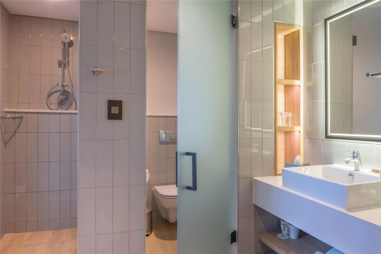 Twin room with sea view