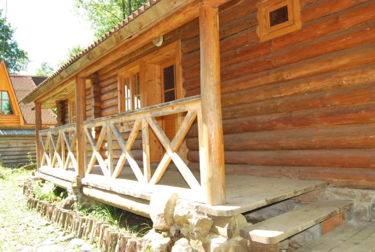 Cottage with balcony and with view