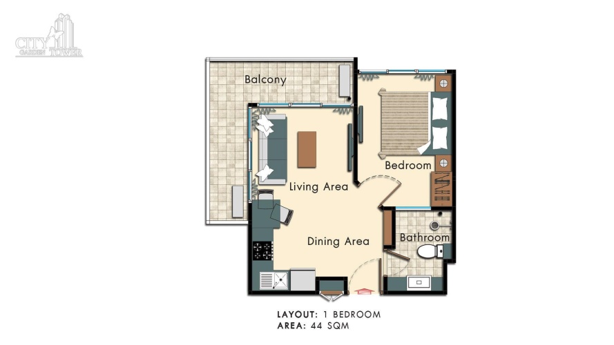 1 Bedroom Deluxe room with sea view