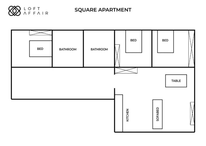 3 Bedrooms Apartment