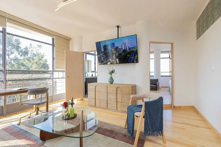 1 Bedroom Comfort Apartment with balcony and with city view
