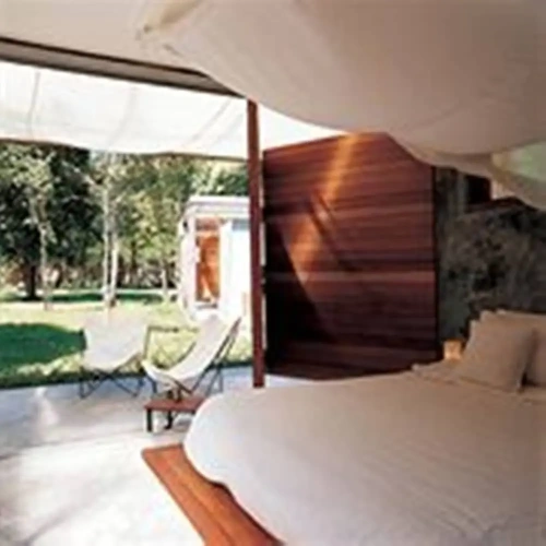 Deluxe Double room with balcony and with garden view