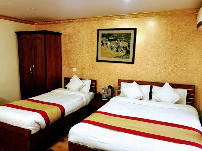 2 Bedrooms Deluxe Double room with garden view