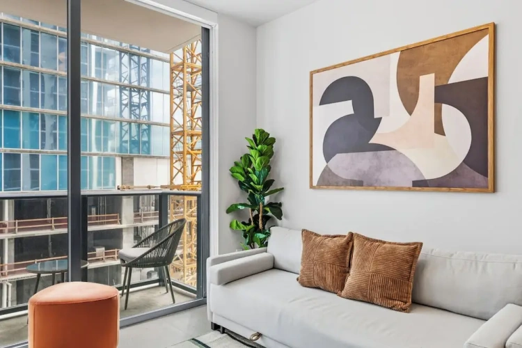 1 Bedroom Apartment with balcony and with city view