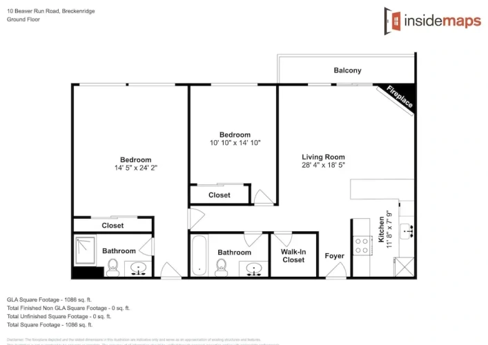 2 Bedrooms Apartment with balcony