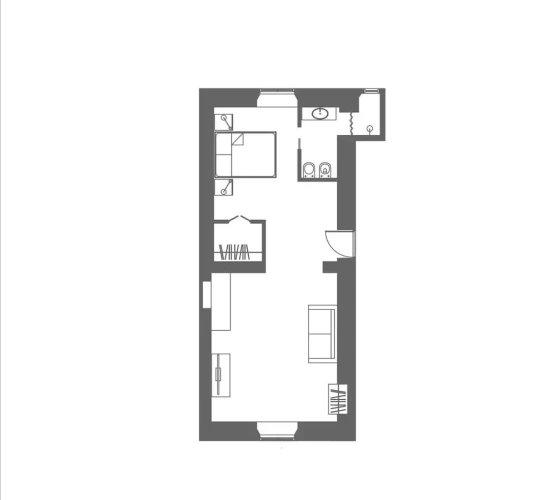 1 Bedroom Family Apartment