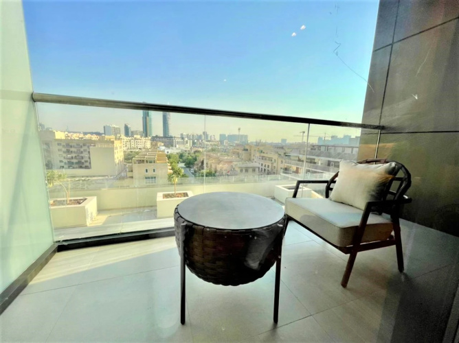 Stunning Park view studio with balcony