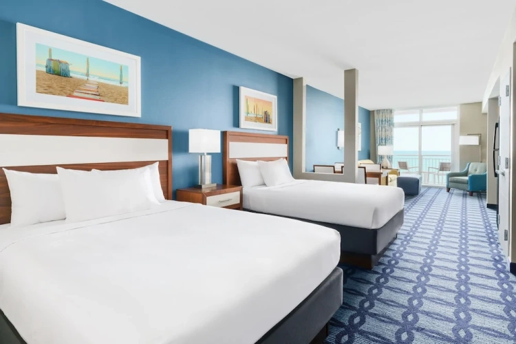 Hearing Accessible room with balcony and oceanfront