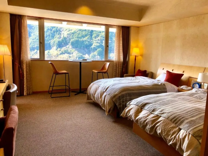Standard Twin room with garden view