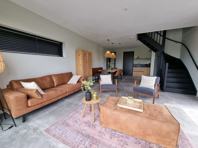 Water Villa in Balk With Private Jetty