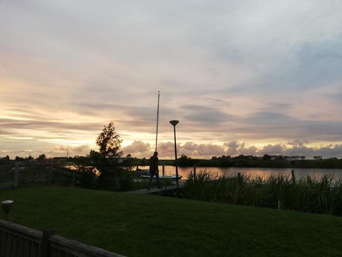 Outside