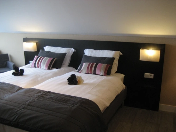 Standard Twin room with garden view