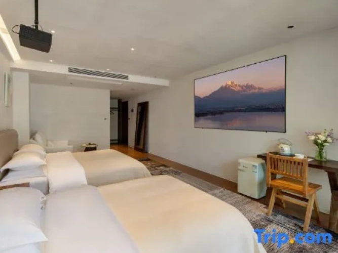 Standard Twin room with mountain view