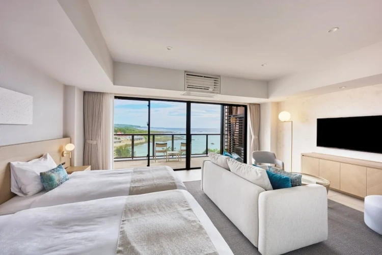 Deluxe Twin room with ocean view