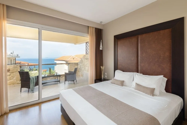 1 Bedroom Superior Double room with balcony and with partial sea view