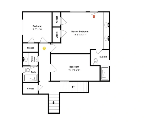 4 Bedrooms Studio with balcony