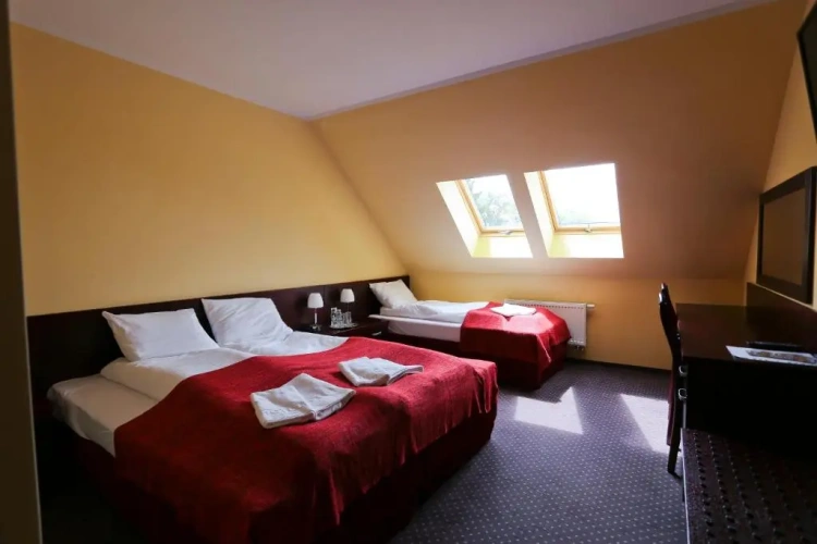 Standard Twin room with balcony and with view
