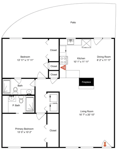 2 Bedrooms Standard room