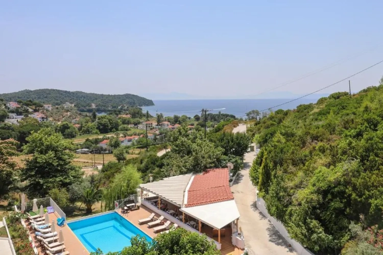 Standard Twin room with balcony and with sea view